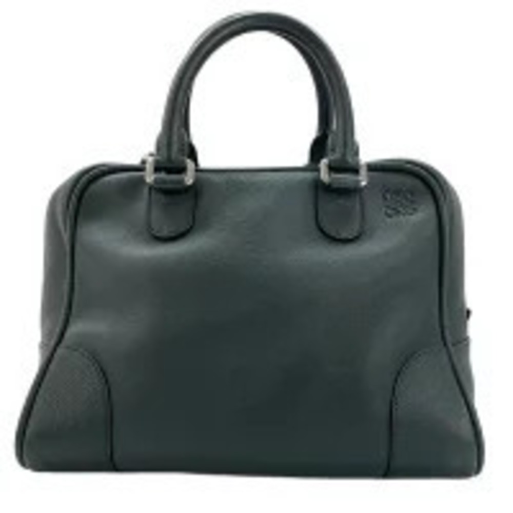 Loewe Leather Amazona Handbag Green